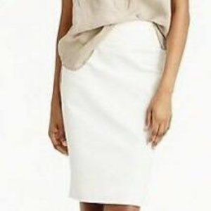J Crew The Pencil skirt in double-serge cotton
